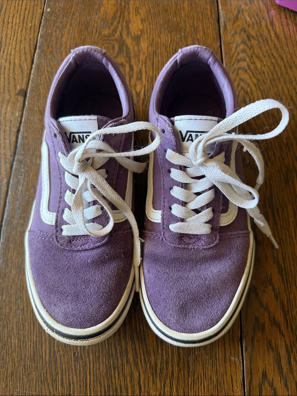 Vans Kids Purple & White Old Skool Sneakers